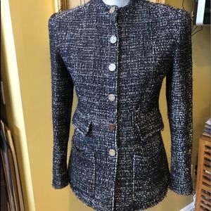 CHANEL BOUCLE JACKET sz 40